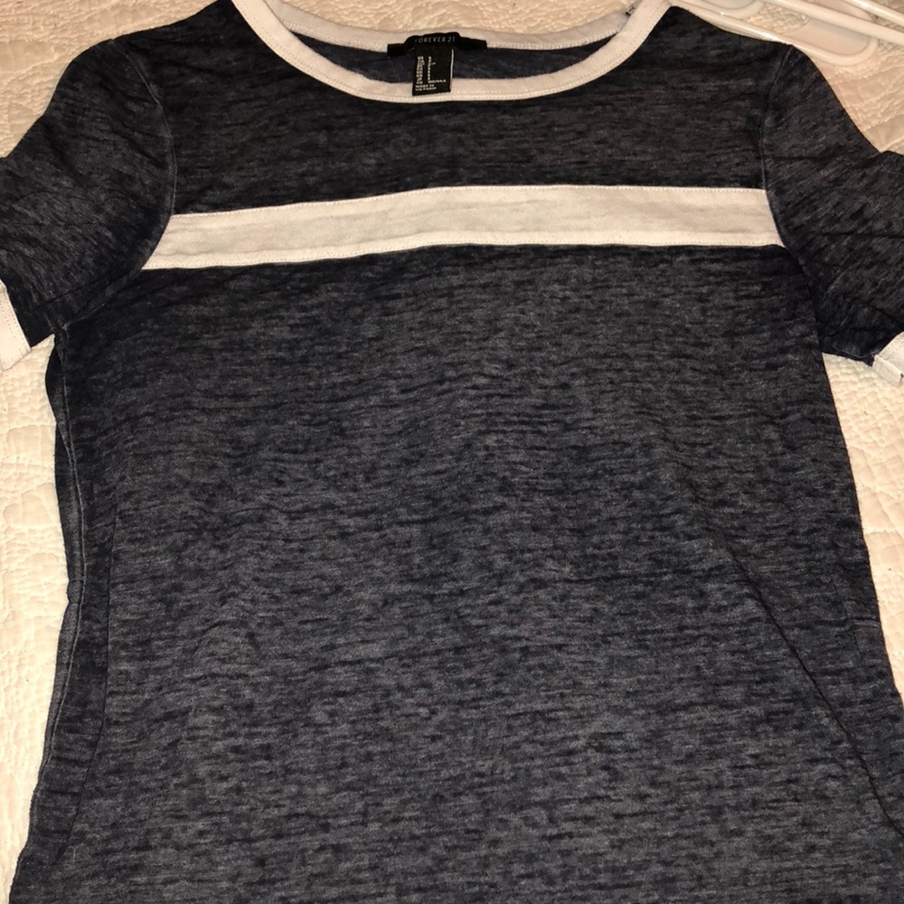 Blue and White top